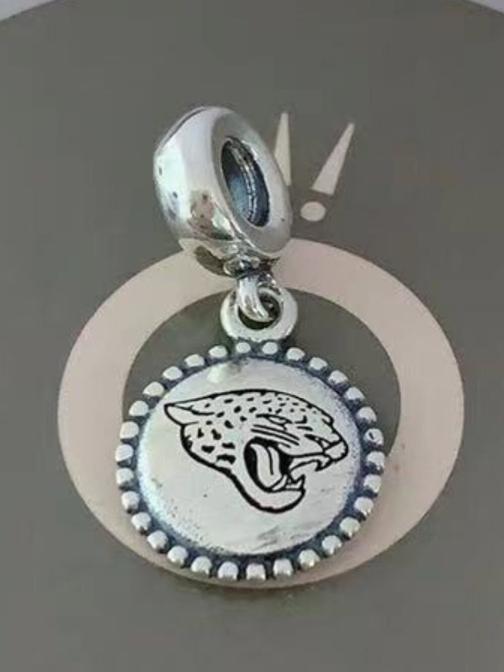 Pandora NFL Football Charm Jacksonville Jaguar Dangle Charm Pendant